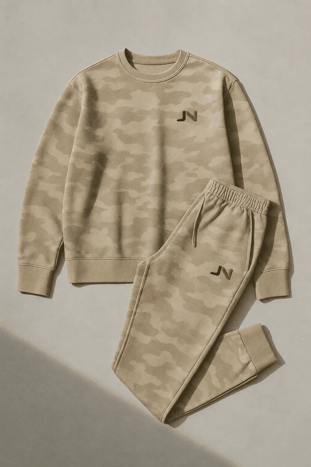 Loose Fit Camo Print loungewear set from the Loungewear edit.