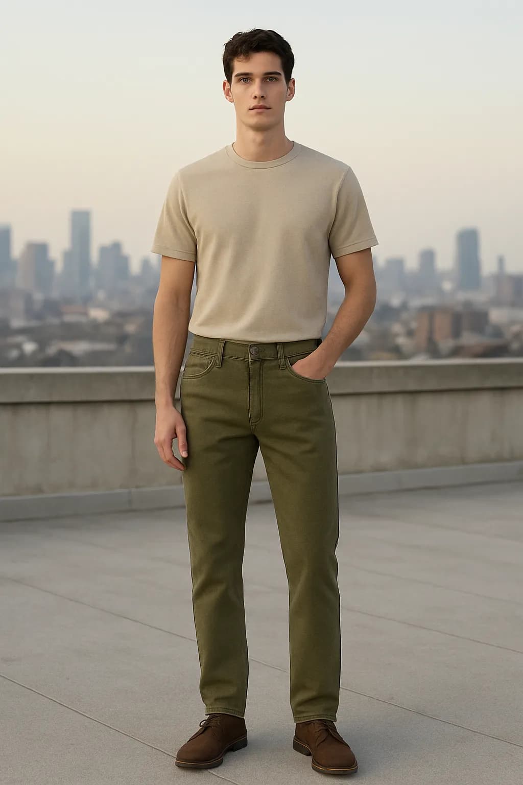 Straight Fit Twill jean from the Jeans edit.