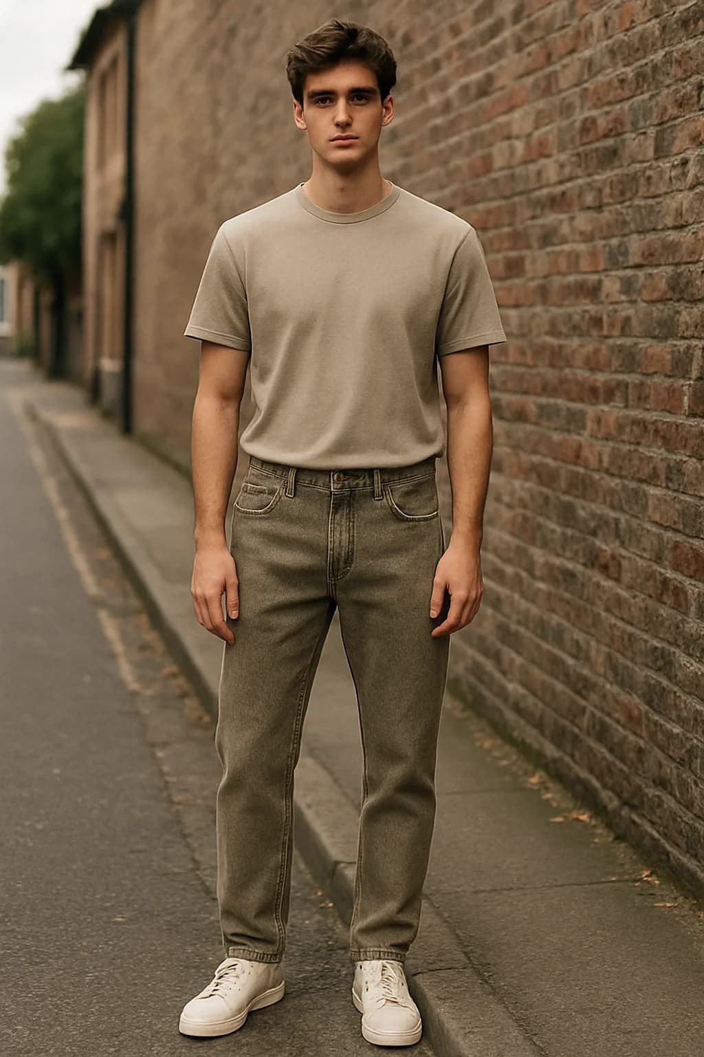 Tapered Fit Stone Wash jean from the Jeans edit.