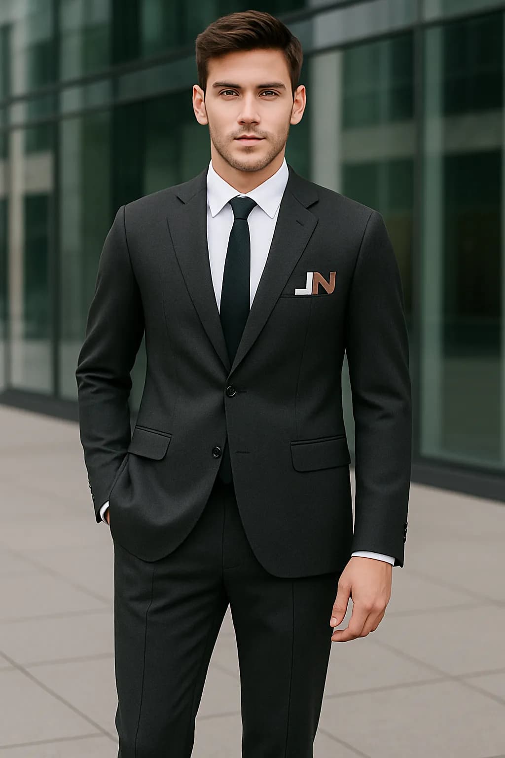 Slim Fit Birdseye suit from the Suits & Tailoring edit.