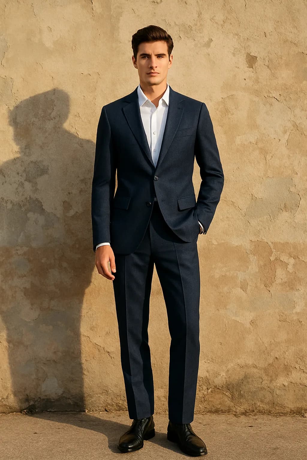 Tailored Fit Herringbone suit from the Suits & Tailoring edit.