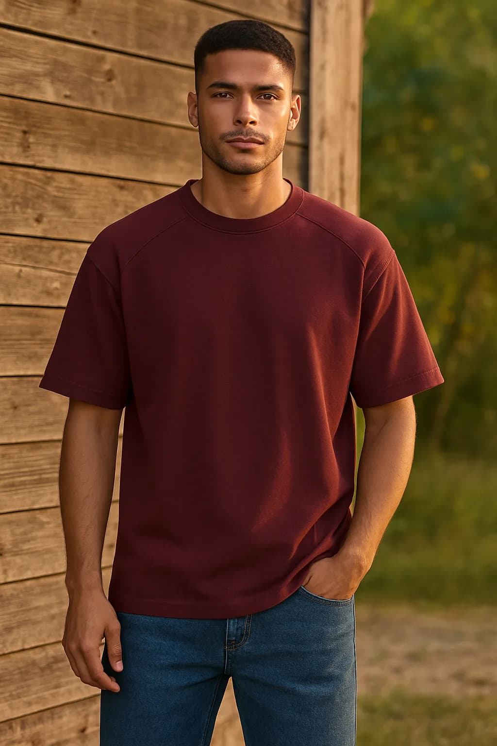 Boxy Fit Contrast Panel t-shirt from the T-Shirts & Vests edit.