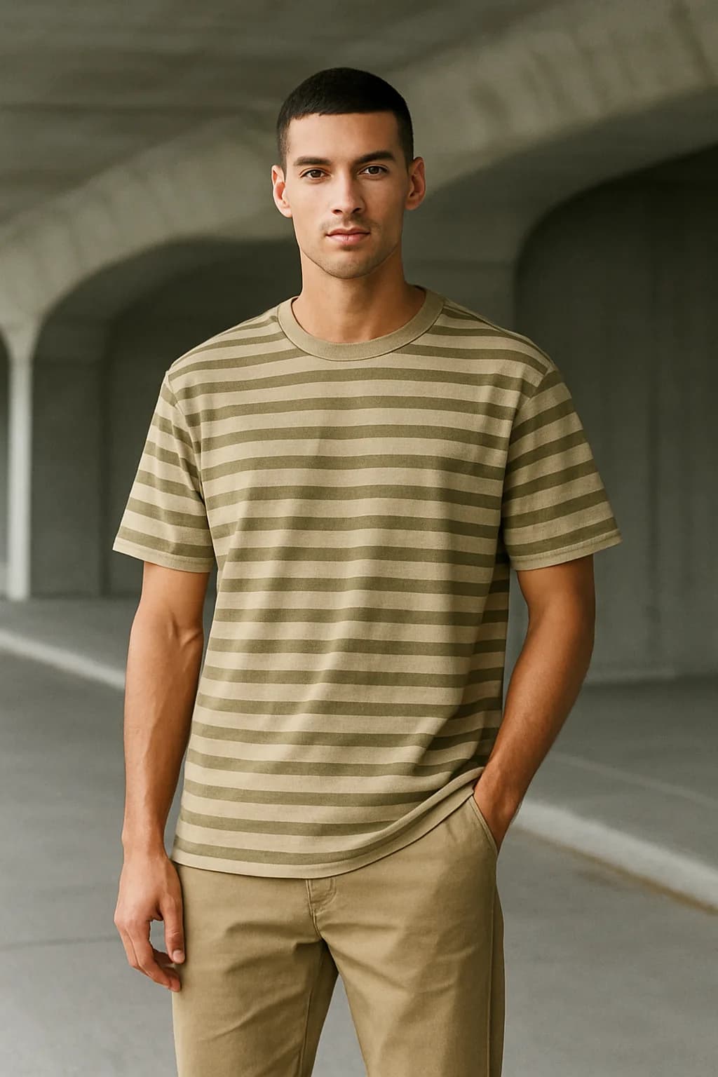 Relaxed Fit Stripe t-shirt from the T-Shirts & Vests edit.