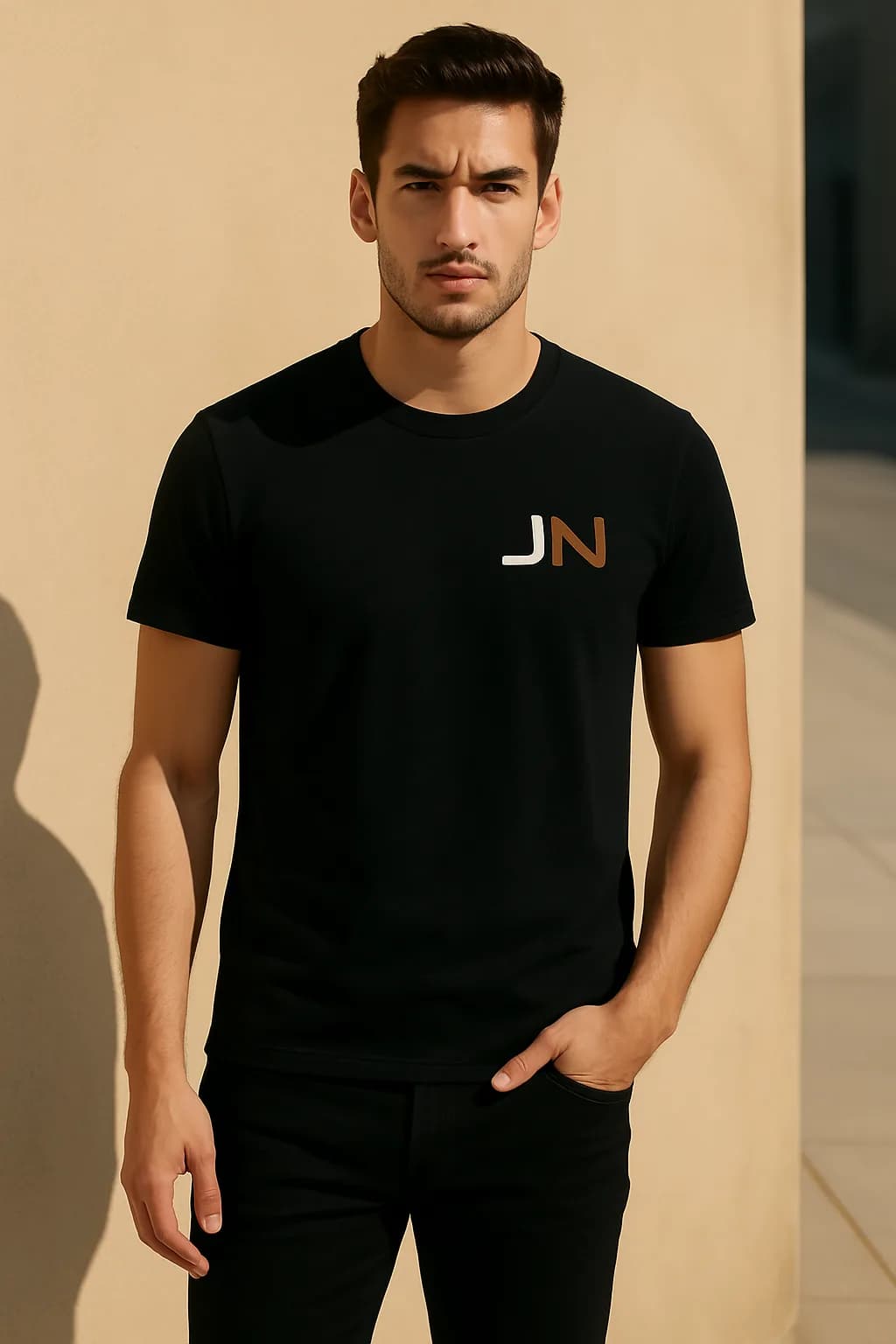 Slim Fit Plain t-shirt from the T-Shirts & Vests edit.
