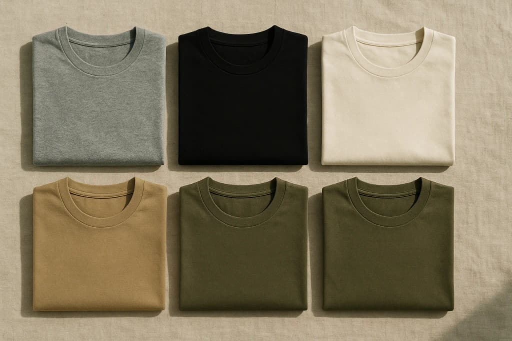 A clear system for dressing: build around grey, black, cream and olive, add one accent, and combine fits and textures across categories without colour noise.