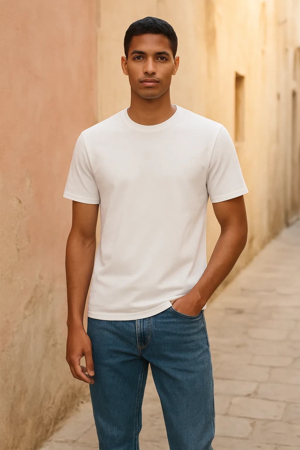 Regular Fit Graphic Print essential tee from the Essentials edit.