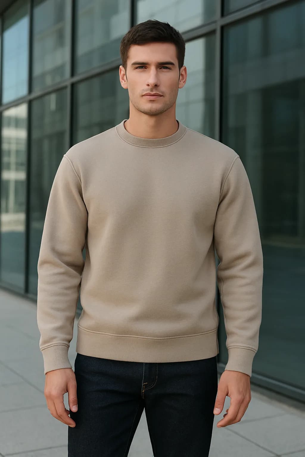 Muscle Fit Ribbed heavyweight sweatshirt from the Heavyweight Clothing edit.