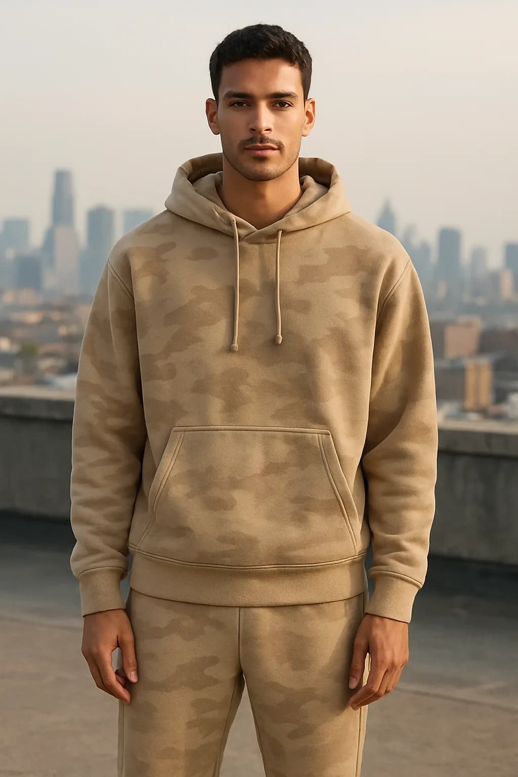 Loose Fit Camo Print hoodie from the Hoodies & Sweatshirts edit.