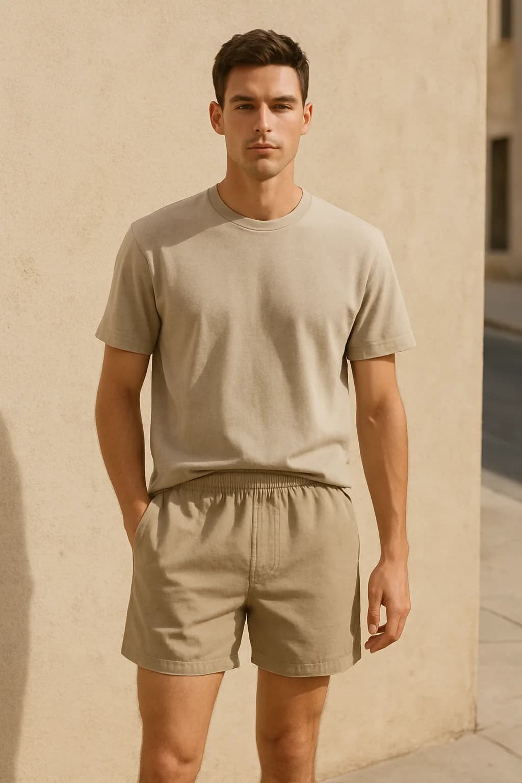 Baggy Fit Overdyed swim short from the Swimwear edit.