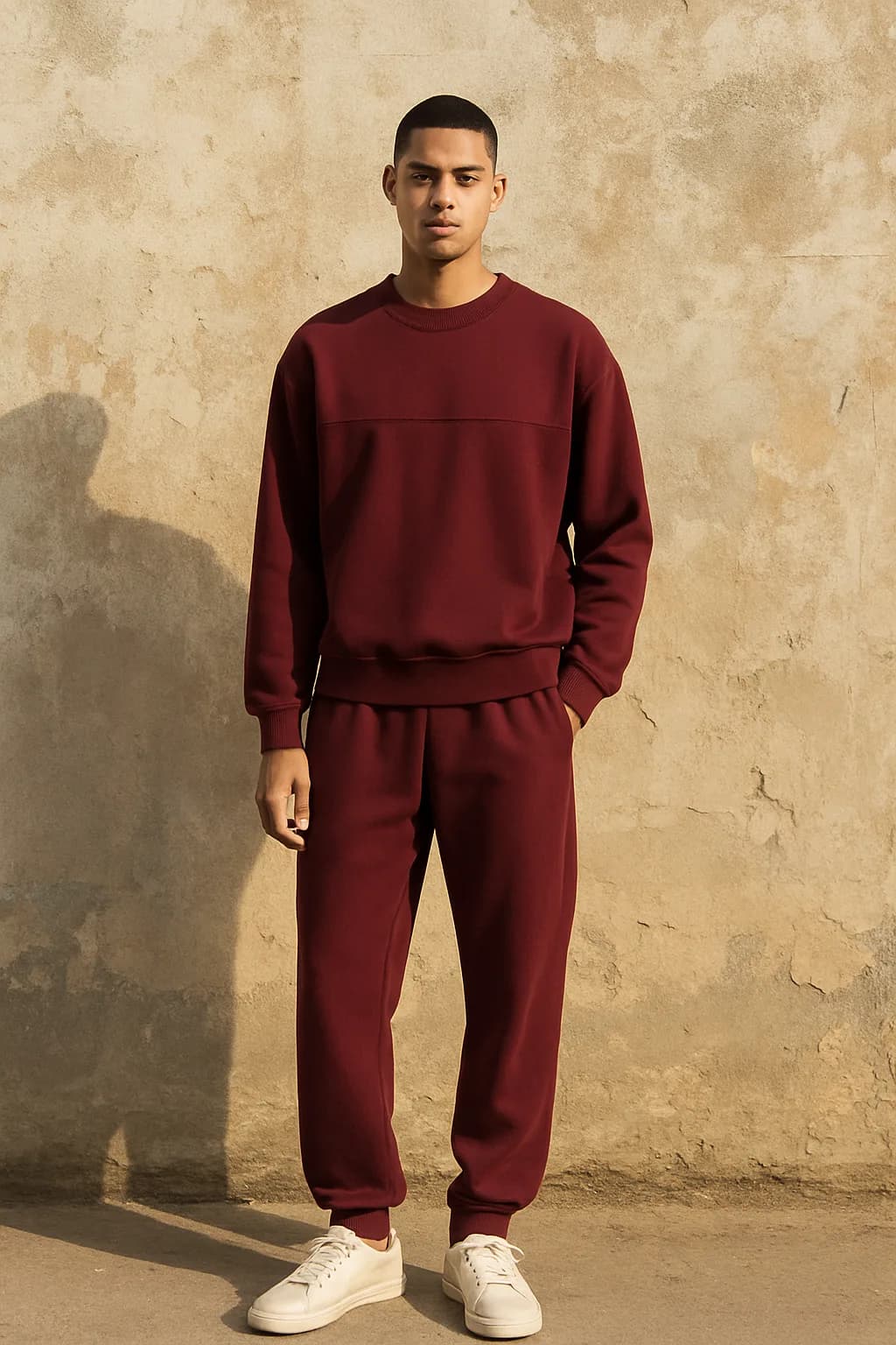 Boxy Fit Contrast Panel tracksuit from the Tracksuits edit.